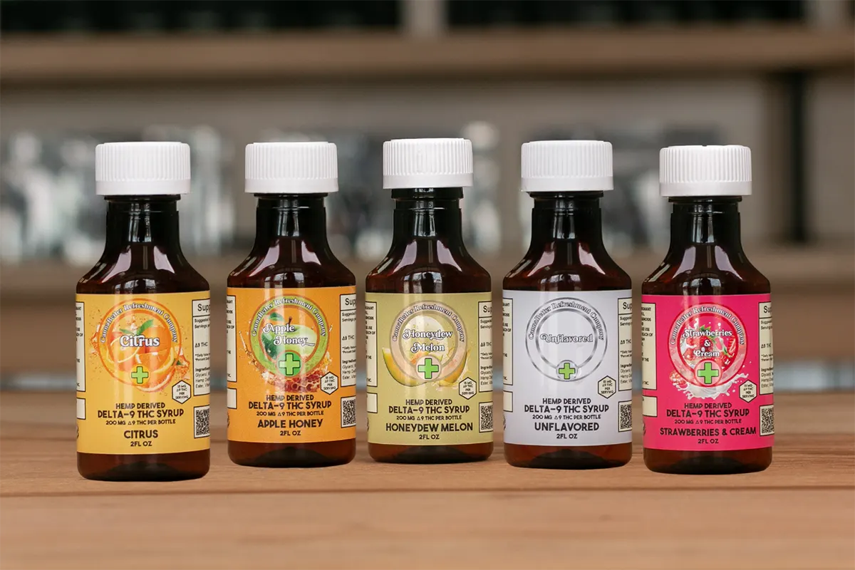 CannaBetter Spirit Syrup in 6 flavors